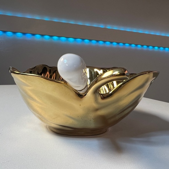 Pampa Bay Get Gifty Gold Leaf Set with serving spoon, porcelain - Picture 6 of 6